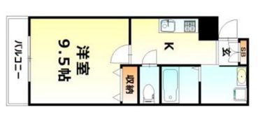 ノーブルハイム岡山の間取り画像