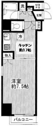ロイヤルグリーン本郷の間取り画像