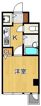 ダイナコートヒルズ折尾の間取り画像