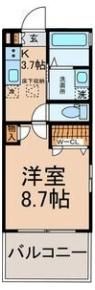 カーサ田代Ⅱの間取り画像