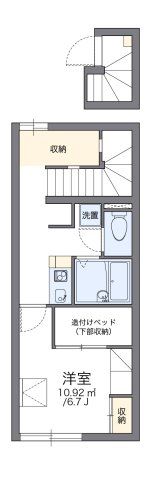 レオパレスコテナン上新井の間取り画像