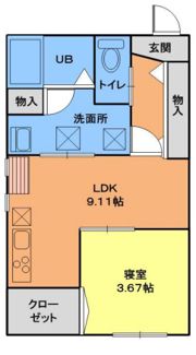 ディアコート光善寺の間取り画像