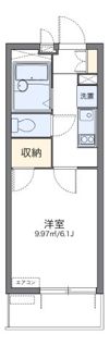 レオパレスASABAⅡの間取り画像