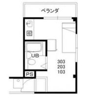 クレールサヤマハイツの間取り画像