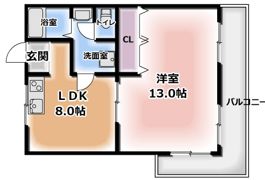 柴田マンションの間取り画像