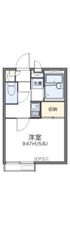 レオパレスピュアの間取り画像