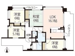フローレンス吉島東の間取り画像