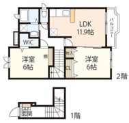 セイバリーA棟の間取り画像