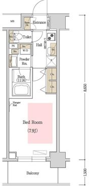 アーバネックス中崎町の間取り画像