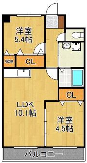 ヴィリアパスの間取り画像
