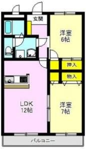 サニーキャッスルの間取り画像