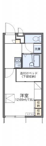 レオパレスパル北方Ⅲの間取り画像