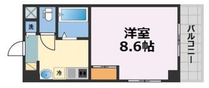 釣鐘町エクセルハイツの間取り画像