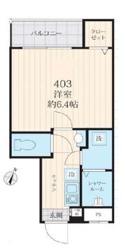 フォセット浦和針ヶ谷の間取り画像