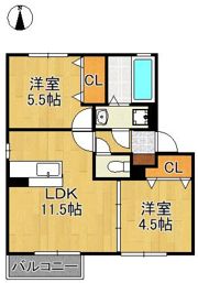 サンライズ陸の間取り画像