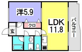 井口台FLATSの間取り画像