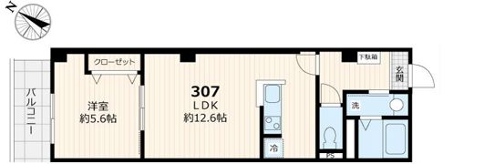 パークファミリア南篠崎の間取り画像