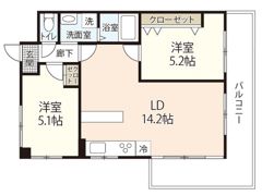 DHハウス江波の間取り画像