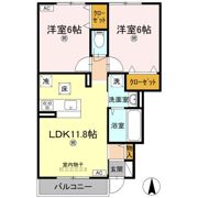 カーサ コバ A棟の間取り画像