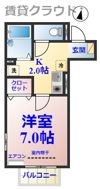 サザンクロスの間取り画像