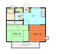 グリーンハイツ神大寺Ⅱの間取り画像