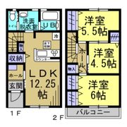 リーブルファイン新舞子 1号棟の間取り画像