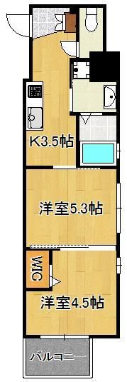 ラ・フェリス下到津の間取り画像