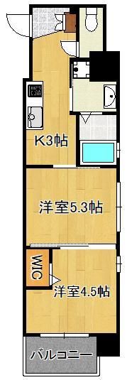 ラ・フェリス下到津の間取り画像