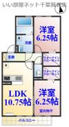 D-roomちはら台Gの間取り画像