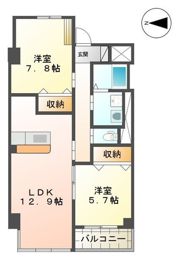 Queen’s Gardenの間取り画像