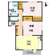 サンフラワー Cの間取り画像