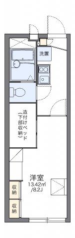 レオパレスドマーニの間取り画像