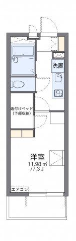 レオパレス向陵西の間取り画像