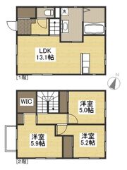 浜野3丁目戸建の間取り画像