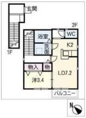 スペースとなみの間取り画像
