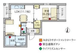 （シニア限定）A・Ra・Bic（アラビック）の間取り画像