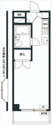 シャトル上水の間取り画像