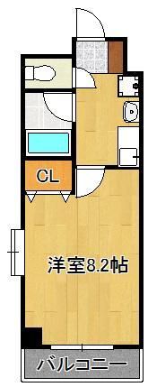 藤本ビルNo.21中津口の間取り画像