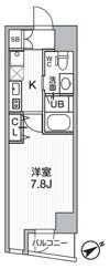 ラヴィエント南千住Vの間取り画像