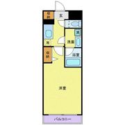 カスタリア蔵前の間取り画像