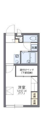 レオパレスジューンウィルの間取り画像
