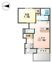 エスペランサ針田の間取り画像