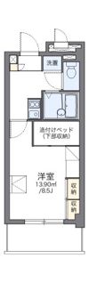 レオパレス小禄泉原當間の間取り画像