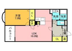 メゾン・ド・エディフィスの間取り画像