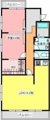 シャトーインTOKAIの間取り画像