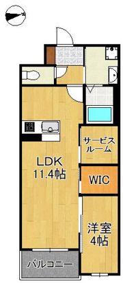 プロスペレ浜町の間取り画像