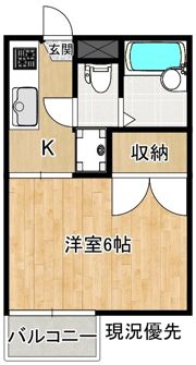 コーポOの間取り画像
