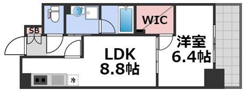 アプリーレ堺筋本町の間取り画像