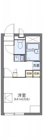 レオパレスクレール稲田堤の間取り画像