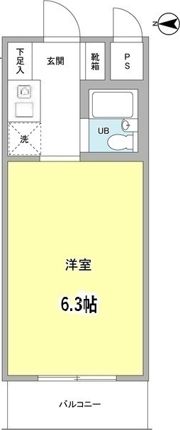 ウッドクレスト砧D棟の間取り画像